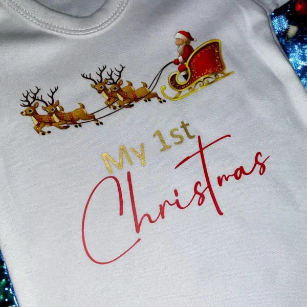 Baby 1st Christmas Vest
