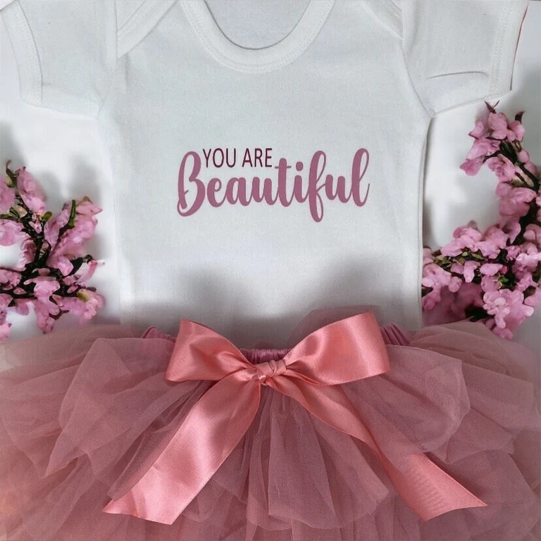 Personalised Christening Bib & Vest Set